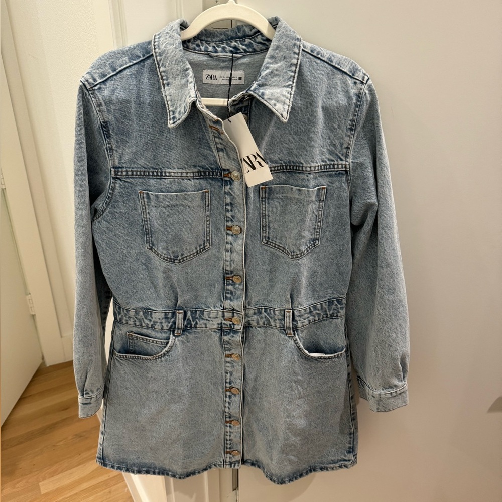 Zara Denim Blue Dress